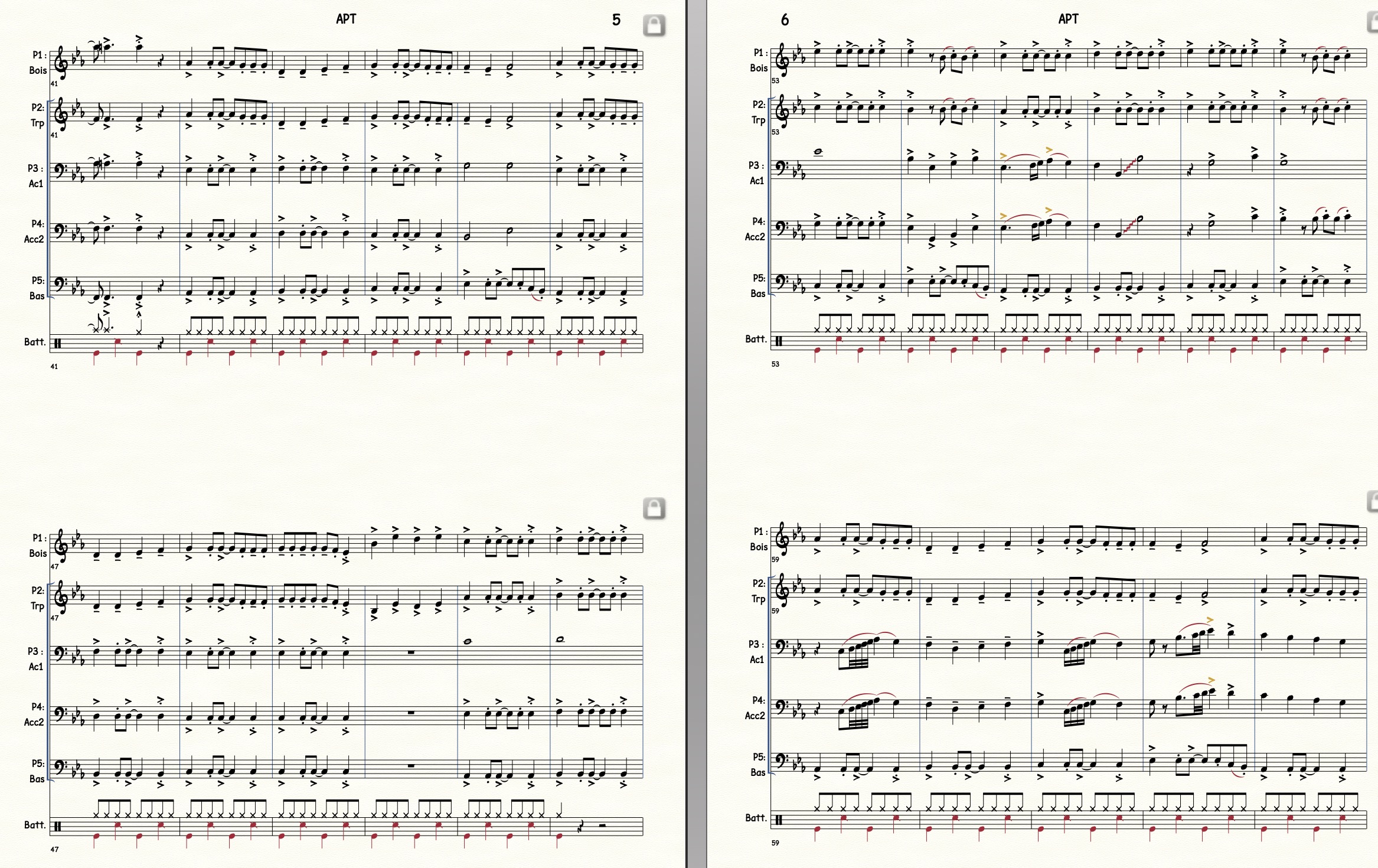 APT – arrangement Stéphane Réthoré